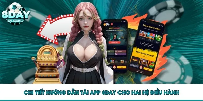 Chi tiết hướng dẫn tải app 8DAY cho hai hệ điều hành Chi tiết hướng dẫn tải app 8DAY cho hai hệ điều hành