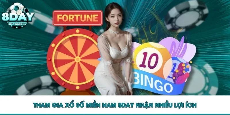 Tham gia xổ số miền nam 8DAY nhận nhiều lợi ích Tham gia xổ số miền nam 8DAY nhận nhiều lợi ích